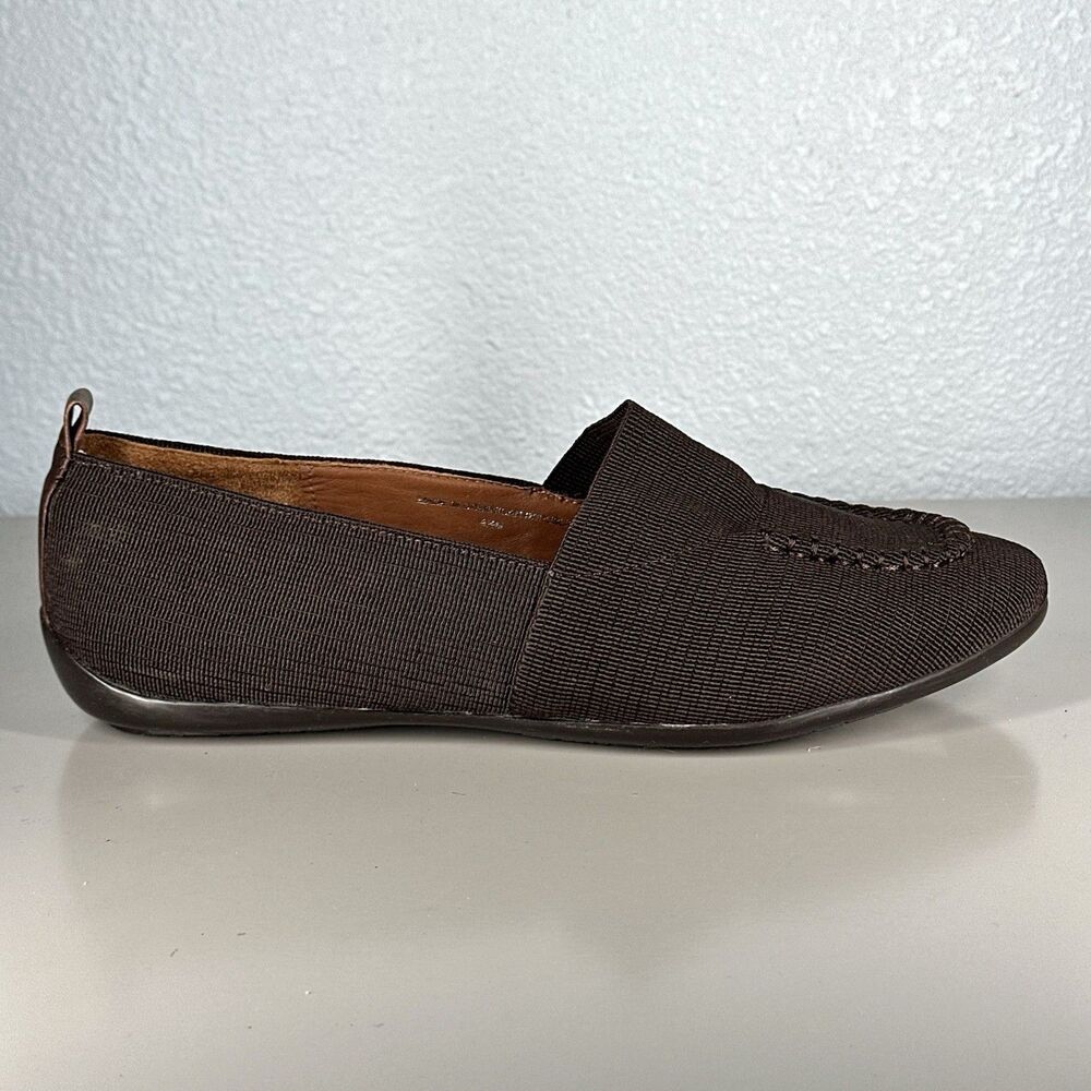Donald J. Pliner Knit Loafers Women’s Size 8.5M Slip On Cushioned Comfort Brown - Picture 10 of 16